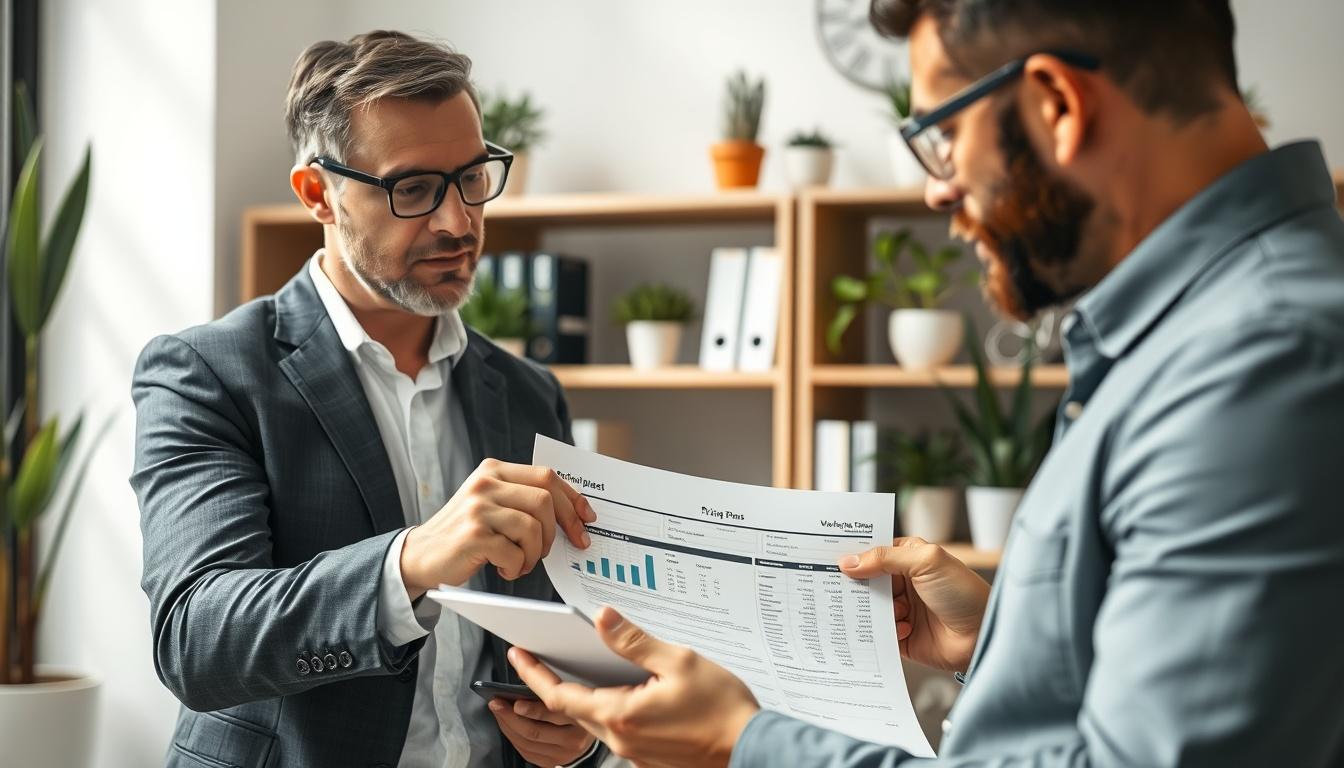 Supporting pricing visual